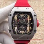 Clone Richard Mille RM 27-01 Rafael Nadal Watch SS Red Jean Style Band